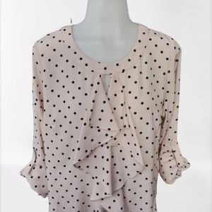 New York Company Polka Dot Blouse